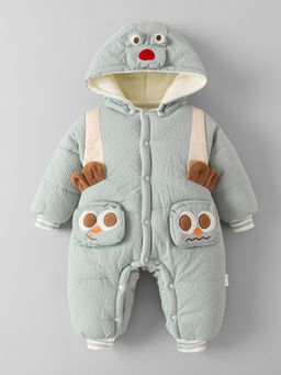 Hopscotch - Grey Animal Applique Romper