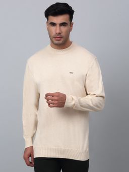 Cantabil - Men Beige Casual Sweater