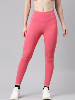 Xtep - Pink Training Series High Rise Skinny Fit Tights