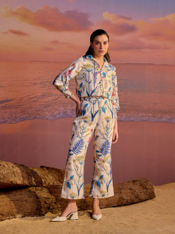 BOHO-CHIC By Sukriti Jain - Printed Top and Pants (Set of 2)