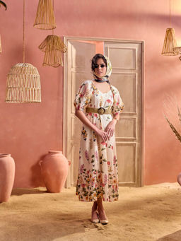 BOHO-CHIC By Sukriti Jain - Dainty Floral Midi Dress