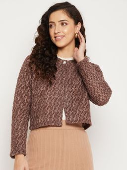 Madame - Women Brown Shrug