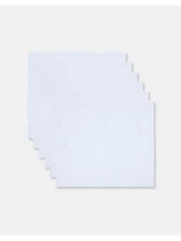 Fabindia - White Cotton Sherkote Napkin Set Of 6