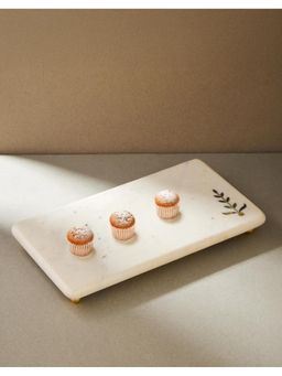 Fabindia - White Stone Parnika Platter
