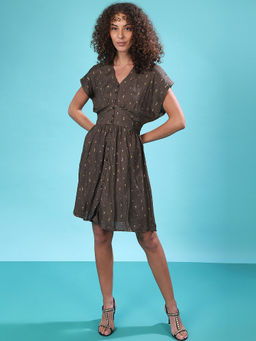 PINACOLADA - Brown Women Stylish Design Casual Dresses