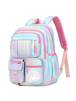 Storite - Unisex Blue Solid/Plain Backpack (11-12 Years)