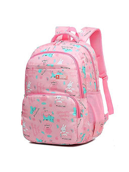Storite - Unisex Pink Printed Backpack (6-7 Years)