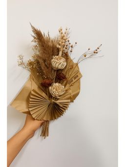 Vanchai - Boho Set Dried Flower Bouquets Brown