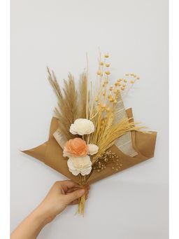 Vanchai - Boho Set Dried Flower Bouquets Peach