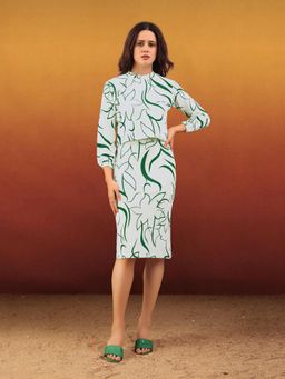 PURVAJA - Women Green Printed Co-ordSet