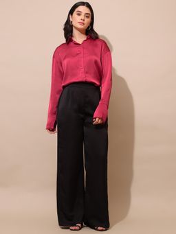 PURVAJA - Women Pink Solid Shirt and Pant