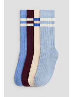 H&M - Kids Multi-Color 4-Pack Socks