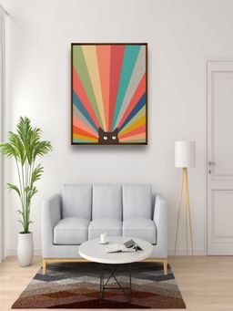 The Art House - Abstract Painting Multicolor (40X30 Inches)
