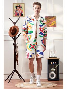 Eszett - Electrifying Oversized White Co-Ord Set