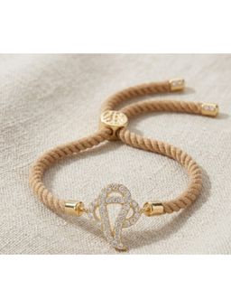 MINJI AND CO. - Whisper of Gold Traditional Adjustable Rakhi