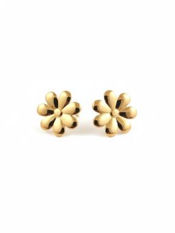 RACHIVA - 18K Gold Plated Daisy Flower Earrings Women