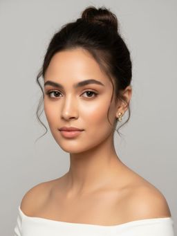 RACHIVA - 18K Gold Plated Infinity Zircon Earrings Women