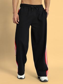 WEARDUDS - Black Milano Relaxed Fit Track Pant