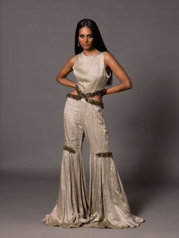 A Humming Way - Lasura Grey Jumpsuit