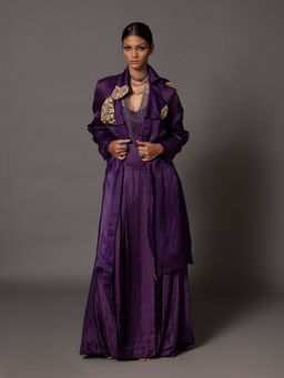 A Humming Way - Purple Carpet Jacket and Corset Gown (Set of 2)