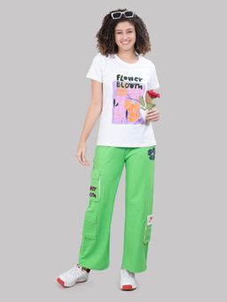 She N She - Flower Bloom Tee & Cargo Pyjama