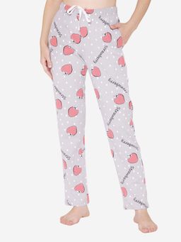 Bonjour - Womens Super Combed Cotton Woven Pyjama | Classic Grey