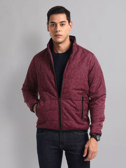 AD By Arvind - Typography Print Polyester Jacket