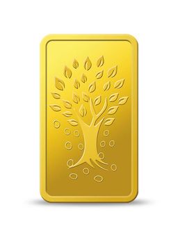 Kundan - 8 gm 24kt (999.9) Kalpataru Tree Gold Bar