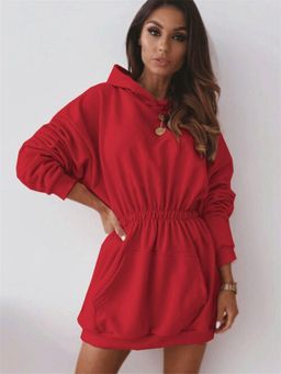 Oh Rare - Women Red Hoodie