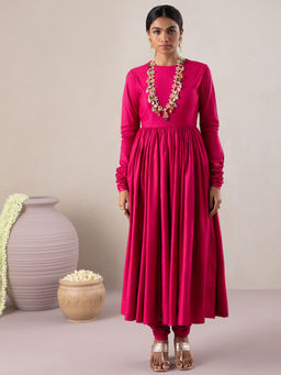 Gajra Gang - Pataka Hot Pink Maxi Dress Kurta