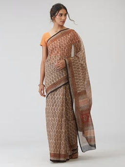 Fabindia - Cotton Silk Kota Printed Sari