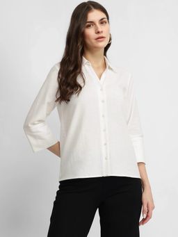 FableStreet - Classic Cotton Shirt - White