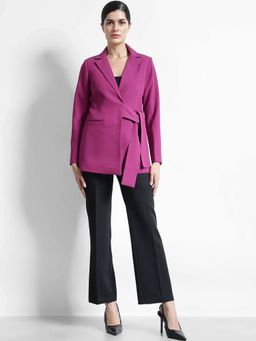 FableStreet - Double Breasted Blazer - Purple