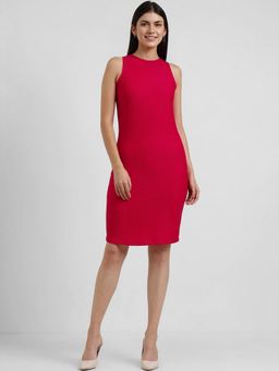 FableStreet - Bodycon Dress - Fuchsia - Pink