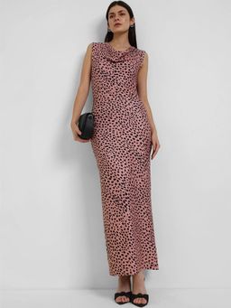 FableStreet - Bodycon Dress - Peach