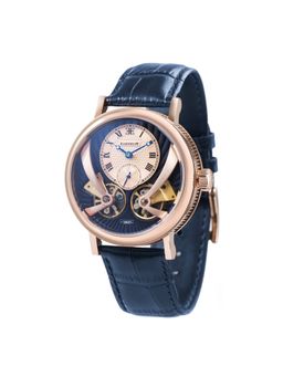 Earnshaw - Beaufort Anatolia Mechanical Automatic Blue Round Dial Mens Watch - ES-8059-05