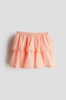 H&M - Girls Orange Tie Cotton Skort