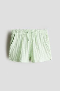 H&M - Girls Green Pointelle Jersey Shorts