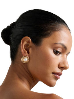 Forever New - Signature Prue Pearl White and Chain Studs