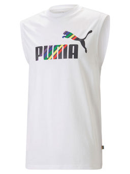 Puma - Essentials Love Is Love Mens White T-Shirt