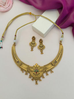 Abdesigns - Gold Plated Antique Jewellery Set