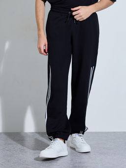 Styli - Men'S Knitted Side Stripe Relaxed Joggers