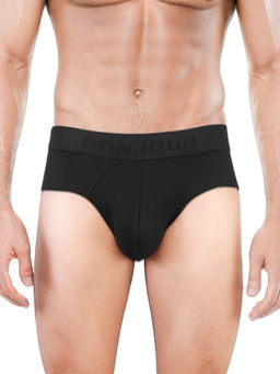 Bonjour - Mens Bamboo Black Brief