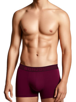 Bonjour - Mens Bamboo Solid Maroon Trunk