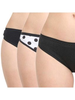 Bodycare - Cotton High Cut Briefs In Assorted Colors (Pack Of 6)