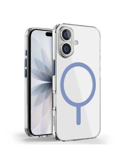 GRIPP - Clear Xtreme MagSafe Case for iPhone 17 Back Cover - Blue (GR-IP17-MCLXBLU)
