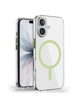 GRIPP - Clear Xtreme MagSafe Case for iPhone 17 Back Cover - Green (GR-IP17-MCLXGRN)