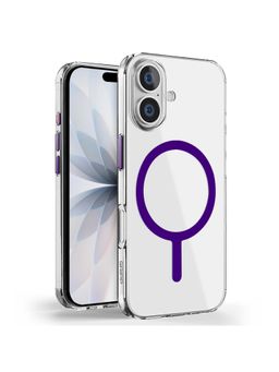 GRIPP - Clear Xtreme MagSafe Case for iPhone 17 Back Cover - Purple (GR-IP17-MCLXPPL)