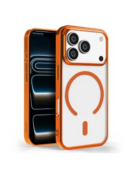 GRIPP - Glacier Slim MagSafe Case for iPhone 17 Pro Back Cover - Orange (GR-IP17P-MGLCORG)