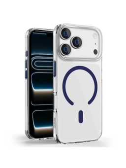GRIPP - Clear Xtreme MagSafe Case for iPhone 17 Pro Max Back Cover- Blue (GR-IP17PM-MCLXBLU)